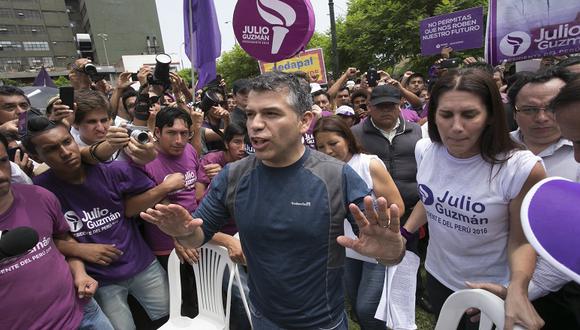 Julio Guzmán: JEE declara inadmisible su candidatura