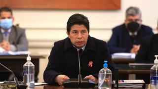 Pedro Castillo: “Saludo la elección democrática de la nueva Mesa Directiva del Congreso”