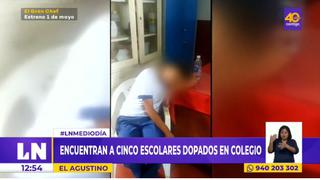  El Agustino: cinco estudiantes fueron encontradas dopadas en horario escolar 