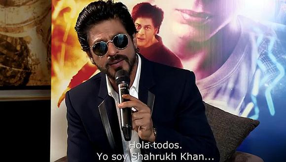 Shahrukh Khan envía saludo a sus fans peruanos hablando español [VIDEO] 