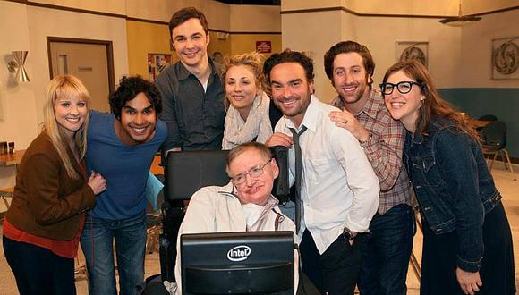 Elenco de ‘The Big Bang Theory’ envió mensaje a Stephen Hawking 