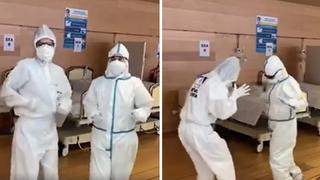 Coronavirus: Enfermeras en España bailan de alegría al ya no tener pacientes con Covid-19 | VIDEO