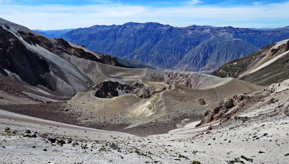 Moquegua: El volcán Huaynaputina erupcionó hace 421 años y estudios señalan que es una de las cinco mayores erupciones volcánicas registradas en el planeta en los últimos 2 mil años. (Foto Ingemmet)