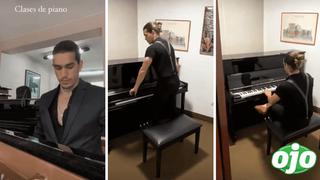 Giuseppe Benignini lleva clases de piano y muestra un poco de su habilidad | VIDEO