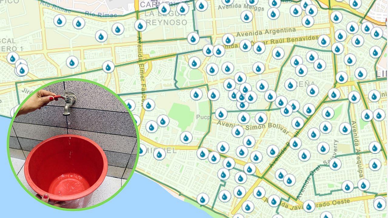 Conoce aquí los puntos para recoger agua gratis durante el corte del servicio de Sedapal