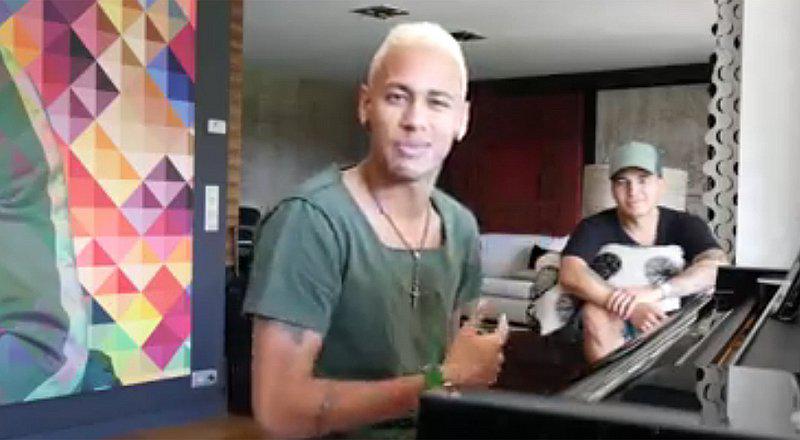 Neymar muestra un adelanto de su primera canción en Facebook [VIDEO]  