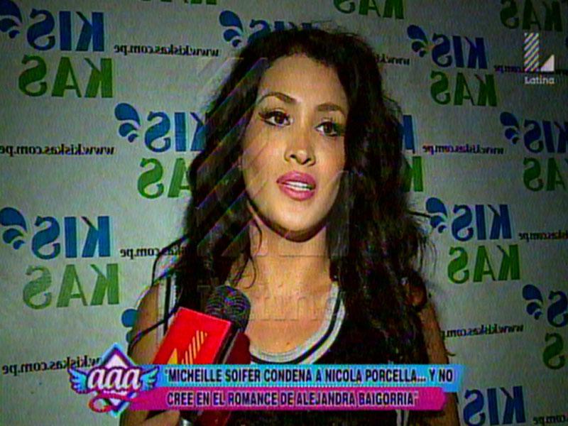 Michelle Soifer se solidarizó con Angie Arizaga tras agresión de Nicola Porcella  