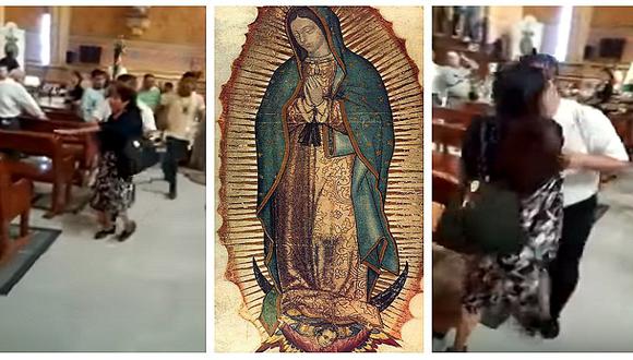  YouTube: mujer entra a catedral y destruye imagen de la Virgen de Guadalupe (VIDEOS)