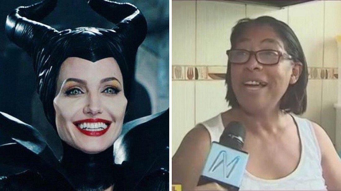 ​Niños venezolanos confundieron a Angelina Jolie con Maléfica (VIDEO)