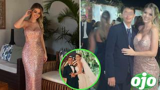 Brunella Horna luce su ‘pancita’ de embarazada en boda de su mejor amiga | VIDEO