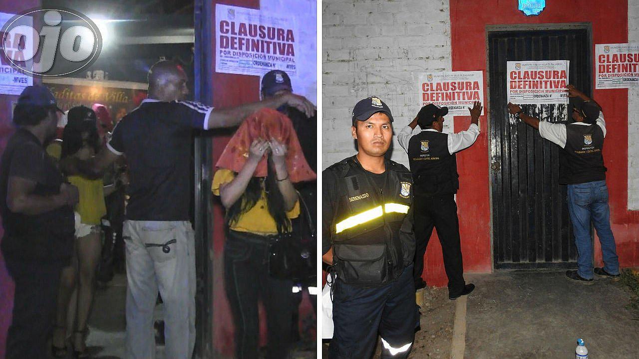 Clausuran prostíbulo clandestino con pésimas condiciones en Villa El Salvador (FOTOS)