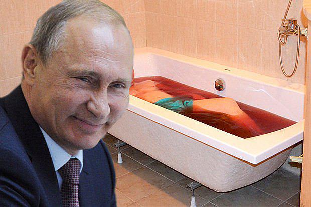 Putin se baña con sangre de ciervo para ser más “hombre” y estar “sano”