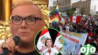 Carlos Cacho explota contra manifestantes: “Dina no va a renunciar, anda a trabajar” | VIDEO