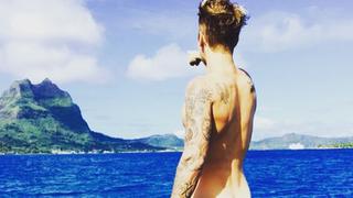 ​Justin Bieber publica su foto desnudo en Instagram