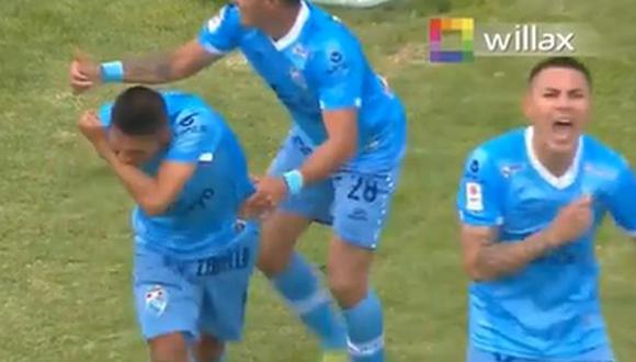 Gol de Jorge Palomino para el 1-0 de ADT vs. Alianza Lima. (Captura: Willax TV)