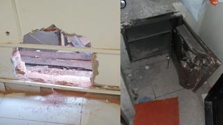 Sullana: Ladrones hacen forado y se meten a tienda para robar 89 mil soles de caja fuerte