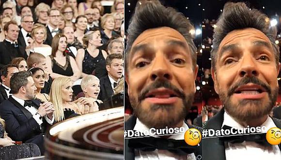 Oscar 2018: Eugenio Derbez revela qué es lo que hay debajo de los asientos