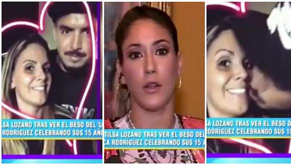Tilsa Lozano ve 'chape' entre 'El Loco' Vargas y Blanca Rodríguez y reacciona feo (VIDEO)