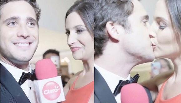 Presentadora chilena le "roba" beso a Diego Boneta y él se pronuncia (VÍDEO) 