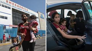 Coronavirus en Perú: Mujer con hijas queda varada en su auto tras dejar a esposo en hospital Almenara | VIDEO