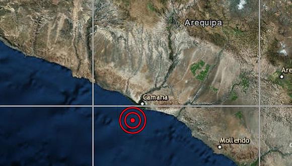 ​Sismo de 4 grados de magnitud remece Camaná-Arequipa