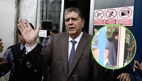 Alan García acude a Fiscalía para testificar por caso de la Línea 1 del Metro de Lima (VIDEO)