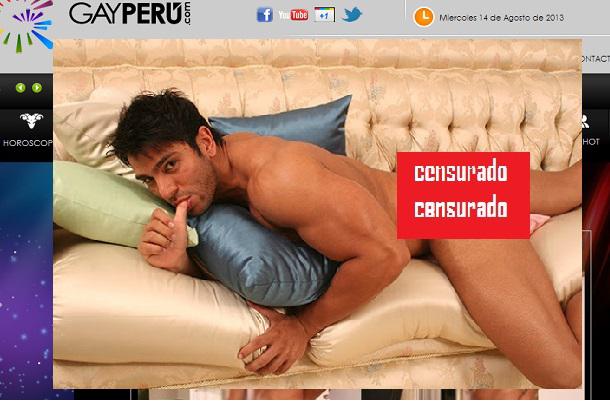 Esto es Guerra: Rafael Cardozo posó desnudo para una revista gay 