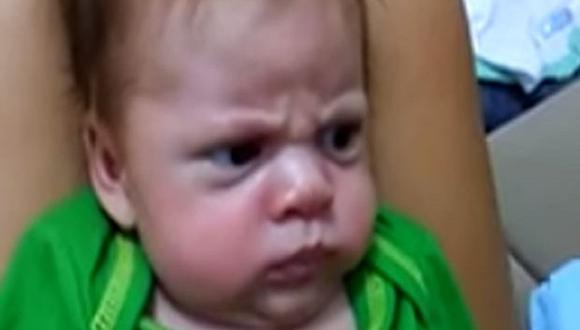 ​YouTube: El bebé que no sonríe por nada del mundo es un éxito