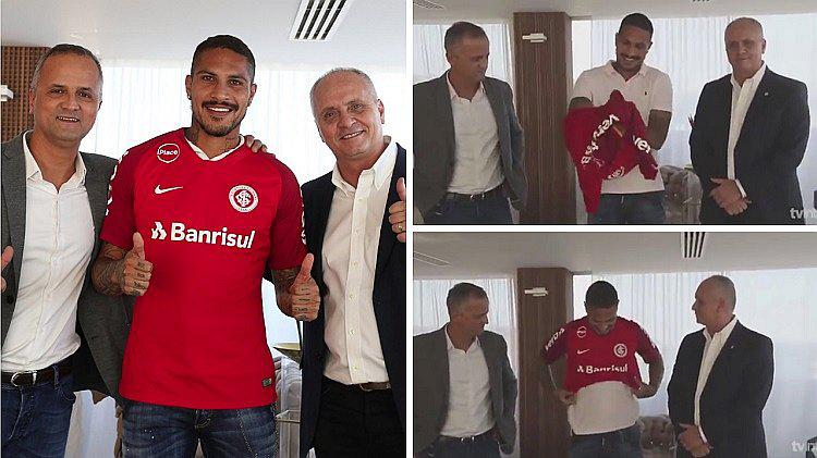 Paolo Guerrero es presentado como el nuevo refuerzo del Inter de Porto Alegre (VÍDEO)