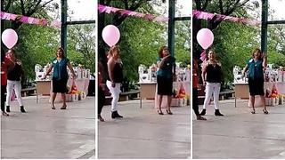 ¿Te animas a bailar como la señito? Mamita se roba el show en el Día de la Madre