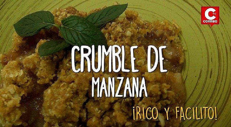 ¡Qué rico!: Crumble de manzana para endulzar a la familia [VIDEO]