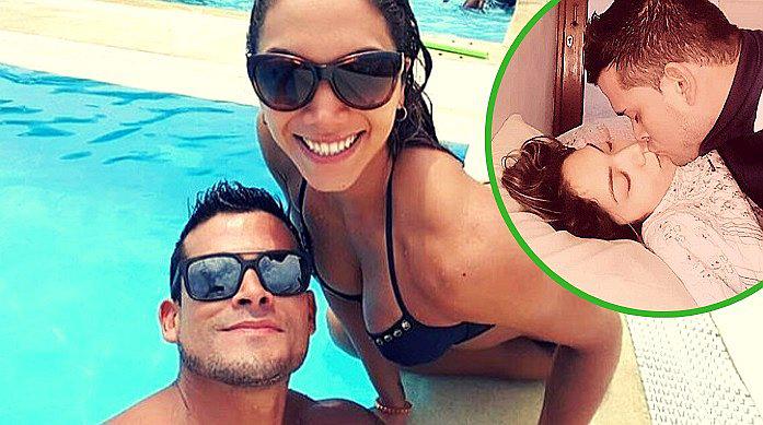 ​Christian Domínguez publica romántica foto junto a Isabel Acevedo (FOTO)