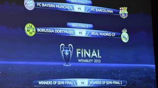 Champions League: Listos los partidos de semifinales 