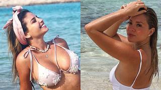 ¡Rubia debilidad! Sheyla Rojas y Flavia Laos y sus mejores looks en la playa