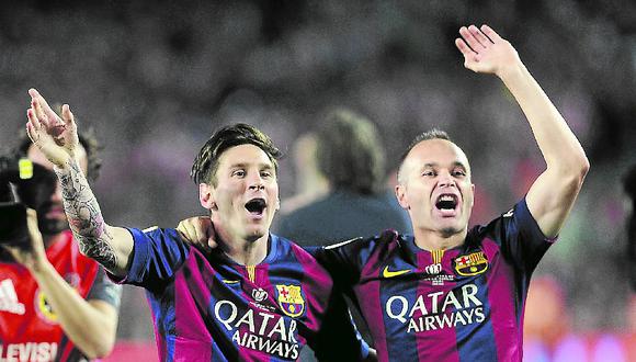 Andrés Iniesta apuesta a que Lionel Messi llegue al clásico