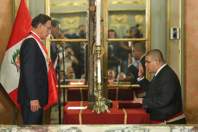 Así fue la juramentación de Fernando Castañeda como ministro de Justicia y Derechos Humanos. (Foto: Presidencia Perú)
