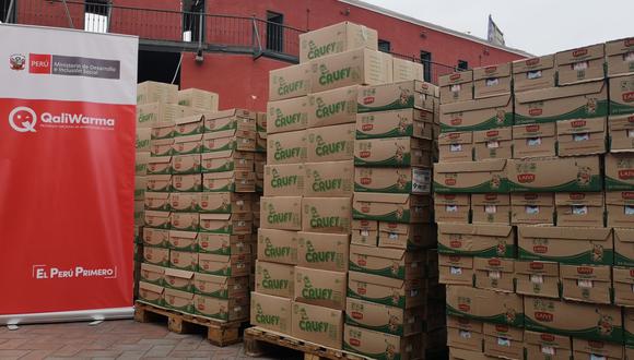 Qali Warma entregó 125 toneladas de alimentos para beneficencias en diversas regiones del país