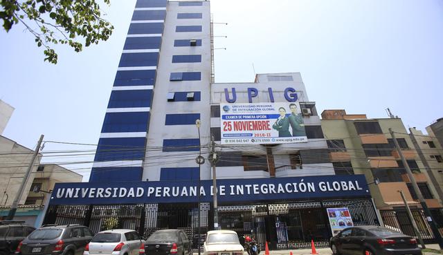 Universidad Peruana de Integración Global (UPIG). Licencia denegada el 30 de octubre de 2018. (Foto: GEC)
