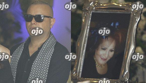 Carlos Cacho llora muerte de su madre y la despide así en funeral (FOTOS)