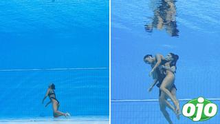 El impactante rescate de la nadadora Anita Álvarez tras desmayarse en el agua | FOTOS