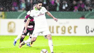 Pizarro anota en triunfo del Bremen