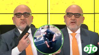 Beto Ortiz aparece con pistola en su programa tras presencia de ronderos con machetes | VIDEO