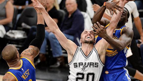 NBA: Warriors vencen a los Spurs y con 3-0 están a una victoria de la final 