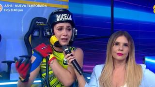 Ducelia Echevarría rompe en llanto tras sufrir intenso dolor por lesión en el hombro | VIDEO