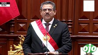 Manuel Merino, nuevo Presidente del Perú: “no hay nada que celebrar, es un momento difícil para el país”