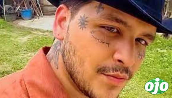 Christian Nodal borrará los tatuajes de su rostro por su bebé | Imagen compuesta 'Ojo'