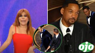 Magaly tilda de patán a Will Smith por golpear a Chris Rock en los Oscar: “Parecía un borracho de cantina”