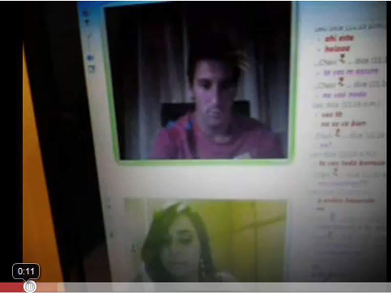 Aparece el video de Messi chateando con modelo 