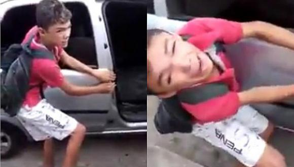 YouTube: roba automóvil, es sorprendido y recibe terrible castigo (VIDEO)