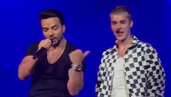Justin Bieber y Luis Fonsi cantaron juntos "Despacito" en concierto (VIDEO)